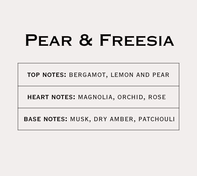 PEAR & FREESIA